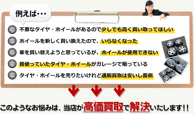 高価買取で解決