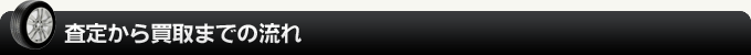 査定から買取までの流れ